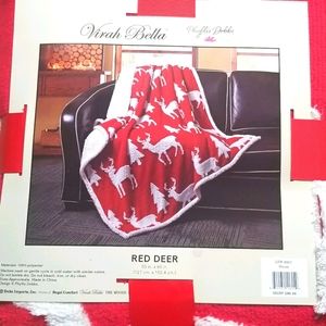 Virah Bella Red Deer throw